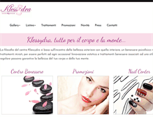 Tablet Screenshot of klessydra.com